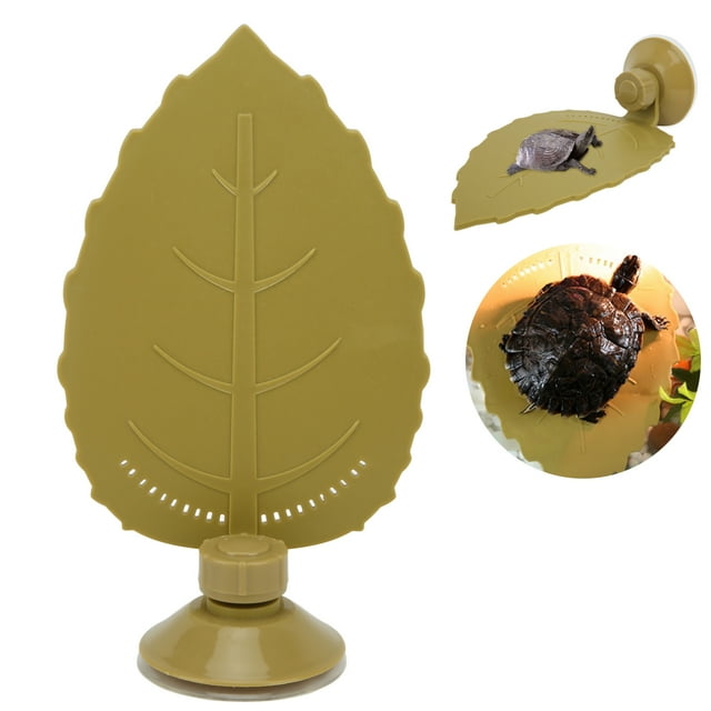 Tortoise Bank, Made Of Plastic Safe and Non Toxic Tortoise Basking Platform Can Install It Manually for Frogs for Tortoise for Newts for Amphibians S,L