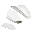 thumbnail image 3 of Almencla 2 Pieces Universal Motorcycle Winglets Side Air Deflectors Fairing ABS Accessory White, 3 of 5