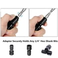 thumbnail image 5 of 2 Pack 1/2" Square to 1/4" Hex Socket Adapter, Quick Release Impact Ratchet Chuck Converter and Screwdriver Bit Holder Socket, 5 of 5