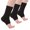 3 Pairs Black, variant on 3 Pairs Ankle Brace Compression Sleeves - 8-15 mmhg Open Toe Compression Socks with Arch Support for Women & Men , Relief for Swelling, Plantar Fasciitis, and Sprains – Step into Comfort and Stability