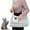 White, variant on Nebwoak Breathable Nylon Mesh Cat Carrier, Transparent Portable Foldable Crossbody Pet Carrier with Escape Proof Design for Cats