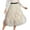 White, variant on Lovskoo Women's Sweet Ruffled Tutu Tulle Skirt Elastic High Waist Tiered Mesh Midi Skirt White