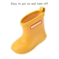 thumbnail image 2 of Botas de lluvia para niños pequeños, talla 5, color amarillo, impermeables, color amarillo, 2 of 5