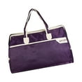 thumbnail image 3 of Bolsa de viaje de lona, bolsa de gimnasio deportiva, bolsa de almacenamiento, bolsa de noche, bolso para viaje, mochilero, ejercicio, deportes al aire Púrpura shamjiam Bolsa de yoga, 3 of 7