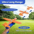 thumbnail image 5 of Extra Large 3 Pack Glider Airplane Launcher Toy,Durable Foam Plane with LED,3 Ways to Play,3 Flying Modes,Outdoor Flying Plane,Blue/Red Launching Gun,Popular Flying Toy, 5 of 9