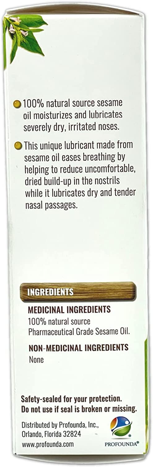 NaturePro Alcohol-Free Sesame Oil Nasal Spray 0.75 fl oz HSA/FSA Eligible -  Walmart.com