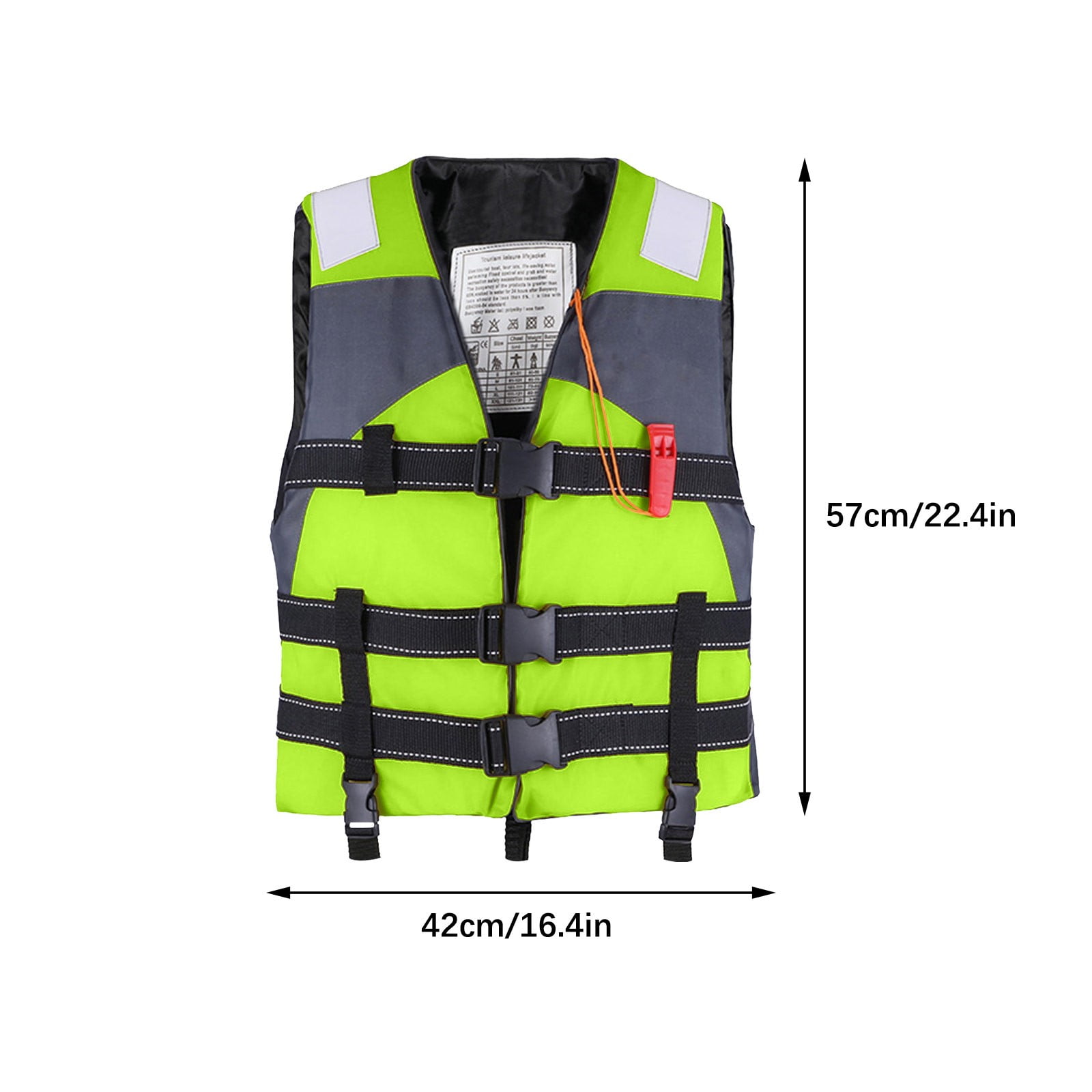 FastXmas Adult Swim Vest, Buoyancy Life Jacket with Adjustable Crotch Strap, Lightweight Swimming Training Toddler Floaties Swimming Aid Boating Vest for Outdoor Watersports Fishing Fit for 88-164 lbs