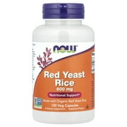 NOW Foods - Red Yeast Rice 600 mg. - 120 Vegetable Capsule(s)