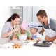 thumbnail image 4 of 1 Set of Blue Children's Chef Clothes, Apron and Chef Hat, etc. (11 pieces), Children's Kitchen Toy Cooking Set, 4 of 5