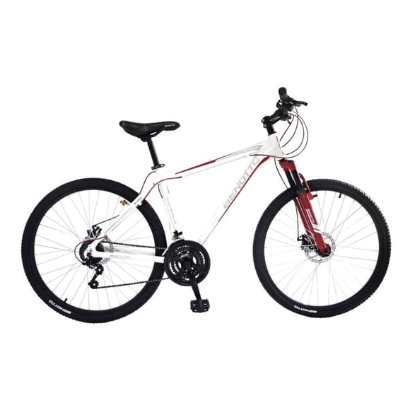 Bicicleta Benotto Mtb Fs-600 R27.5 21v Doble Disco Aluminio blanco ML Benotto FS-600