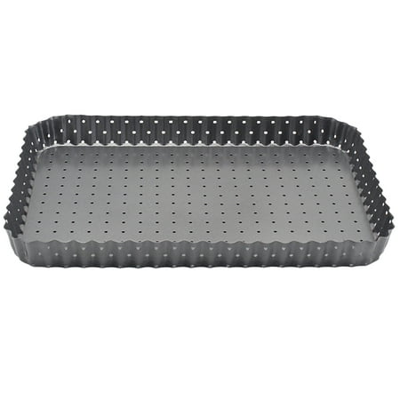 

Pracrtical Oven Toast Box Stainless Steel Baking Tray Rectangular Plate Non-stick Bread Baking Tray Household Bakeware for Home Kitchen (Black)