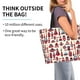 thumbnail image 2 of Disketp Rocket Pattern Bolsa Tote Estampada para Mujer, Bolso de Hombro y de Mano para Compras y Viajes, 2 of 8