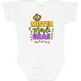 thumbnail image 3 of Inktastic Mister Mardi Gras with Crown and Dots Boys Baby Bodysuit, 3 of 5