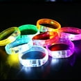 thumbnail image 4 of HONCLL 6pcs LED Light Up Bracelets for Kids Birthday Party Festival Bangles Accessories, 4 of 16