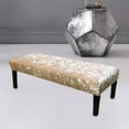 thumbnail image 2 of Long Cover, Seat Furniture Protector,Elastic Chair Covers,Rectangle Champagne, 2 of 8