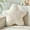 White, variant on 1Pcs Star Pillow, Decorative Throw Pillows for Bed Couch, 19.6" Star Shaped Pillow Plush Floor Cushions Room Decor Pillow with Soft Faux Rabbit Fur for Sofa Bedroom Living Room,White