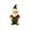 Green, variant on Gardjoe Premium Collectible Santa Claus Resin Figurine with Hand Painted Details in Red and Green for High End Christmas Tabletop and Shelf Display