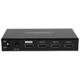 thumbnail image 5 of Conmutador de interfaz Multimedia HD 2,0, salida 3 en 1, conmutador de vídeo 4K 60Hz con Control remoto para consola de juegos, PC, enchufe de 110-240V UE, 5 of 5