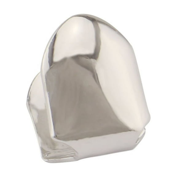 Dental Grills - Hip Hop Teeth Plain Single Grills for Teeth Dental Grill (Silver)