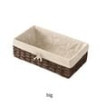 thumbnail image 3 of Storage Basket Snacks Box Clothing Case Large Capacity Detachable Sundries Organizer Thickened Design Fiber Iron Home Supplies Coffee Small, 3 of 9