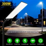 MultiEase 300W LED Outdoor Lamp,Street Light for Billboards Factories Docks,24000lm Cool White Light 6600K IP65 Waterproof light for Garden Patio Street, Basketball Court