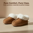 thumbnail image 5 of bebe Toddler Girls' Platform Boots – Microsuede Bootie with Faux Fur, Comfy Platform Shoes for Toddlers, 5 of 9