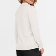 thumbnail image 6 of Women's V Neck Long Sleeve Sweater Lightweight Fashion Casual Knit Pullover, 6 of 9
