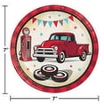 thumbnail image 2 of Creative Converting 345896 7 in. Vintage Truck Dessert Plates, Red - 96 Count, 2 of 2