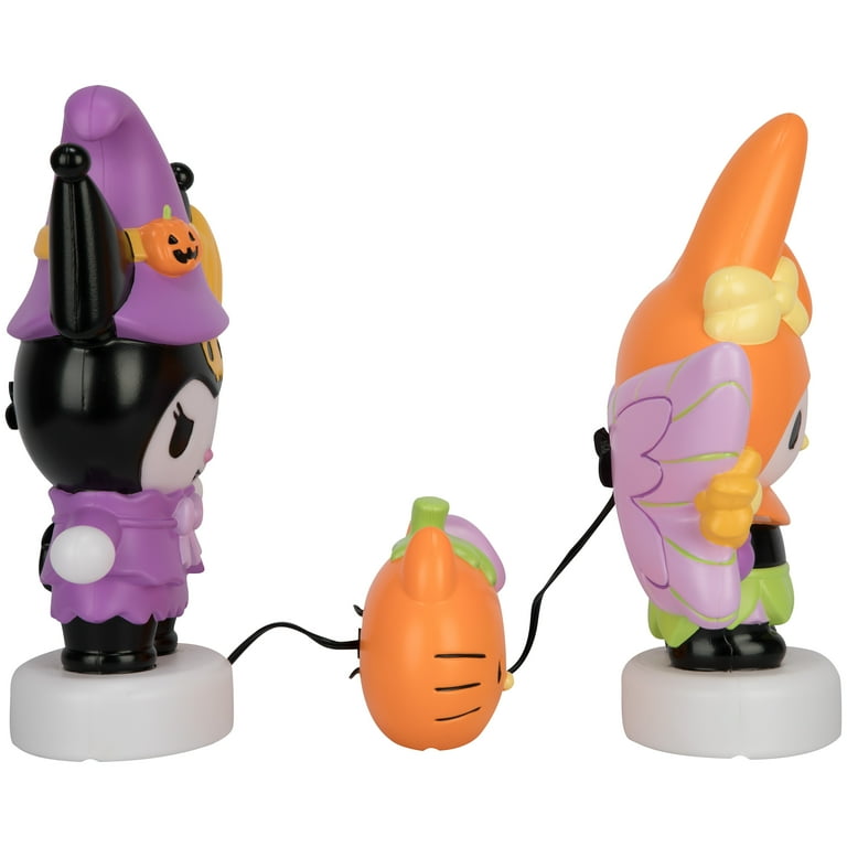 Halloween Blow Mold Hello Kitty Scene w/ Pumpkin Outdoor Decor