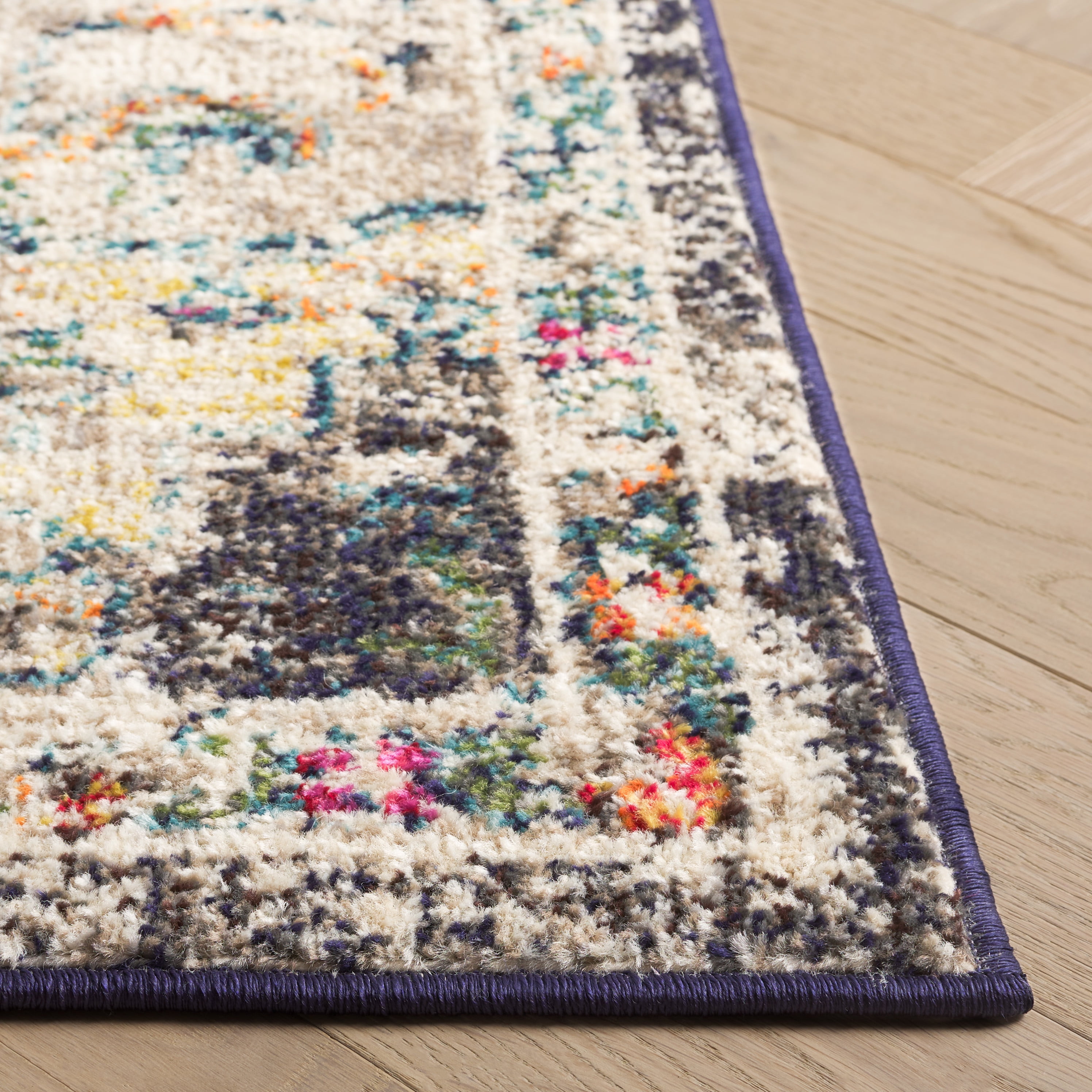 SAFAVIEH Madison Dalia Oriental Runner Rug, Black/Gold, 2'2" x 16'