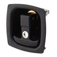 thumbnail image 2 of T Handle Door Latch 4x6mm Hole Spacing Zinc Alloy Folding Rotary Compression Toolbox Entrance Locking Latch for RV Boat, 2 of 20