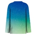 thumbnail image 5 of MEICHEN Womens Long Sleeve Shirts Causal Cute Sparkly Print Crewneck Shirts Petite Spring Fahsion Blouse, 5 of 5