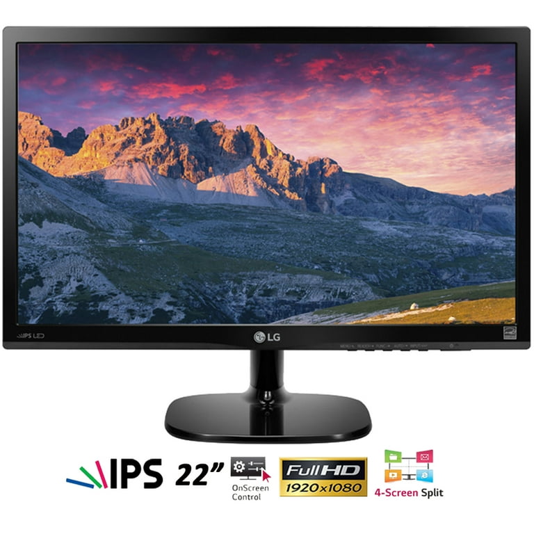 Monitor LED IPS FullHD de 22'' LG 22MP48HQ