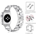 thumbnail image 2 of Correa de acero inoxidable Compatible con Apple Watch Band 38 mm 40 mm Mujeres y hombres Iwatch Series 4, Series 3, Series 2 1 Accesorios Pulsera de metal Correa deportiva D-Link (Plata) Zhivalor CZDZ-HY152-5, 2 of 7