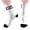 White, variant on LIUYUNNN Thigh High Stockings for Women Valentine's Day Print Stockings For Adults Heart Pattern Sheer Hosiery Comfortable Stretchable Party Wear, One Size