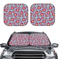 thumbnail image 2 of Haiem Daisies Flowers Car Windshield Sun Shade (2 Pieces) Foldable Windshield Sun Shade Car Accessories for Truck SUV Pickup-Large, 2 of 7