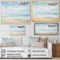 thumbnail image 4 of Designart "Beach Photo Coastal Calm III" Nautical & Beach Floater Framed Canvas Print, 4 of 7
