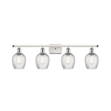 

Innovations Lighting - Salina - 4 Light Bath Vanity White/Polished Chrome