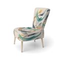 thumbnail image 3 of Designart "Douce Expression Minimaliste" Chaise d'Appoint Moderne Rembourrée Verte - Fauteuil Moderne pour Salon, 3 of 7