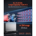 thumbnail image 2 of Dual 3L Slushy Maker - Margarita/Smoothie for Cafe/Home/Bar, 2 of 6