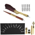 thumbnail image 4 of Feather Quill Pen And Ink Set, Feather And Stainless Steel Quill Pen And Ink Set Feather Pen Witth European Style for Art Craft Collection, 4 of 7