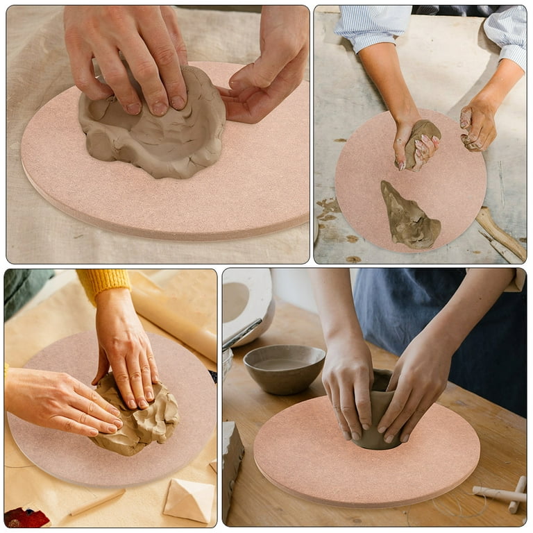 4pcs Wooden Pottery Bat Pottery Drying Board DIY Clay Tool Ceramic