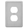 thumbnail image 1 of Placa de pared Questech Single Duplex, gris, textura rugosa, 1 of 9