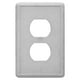 thumbnail image 1 of Placa de pared Questech Single Duplex, gris, textura rugosa, 1 of 9
