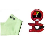 Flute Tuner Pack - Snark ST2 All Instrument Tuner with Tap Tempo Metronome Includes Bonus RS Berkeley Flute Cleaning Cloth