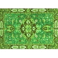 thumbnail image 1 of Ahgly Company Indoor Rectangle Geometric Green Traditional Area Rugs, 2' x 4', 1 of 4