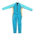 thumbnail image 2 of Traje De Neopreno Para Niños De 2,5 Mm, Diseño De Cremallera Abierta En La Espalda, Bloque De Color, Traje De Buceo Elástico En Cuatro Direcciones Para Niños Pequeños Y, 2 of 7