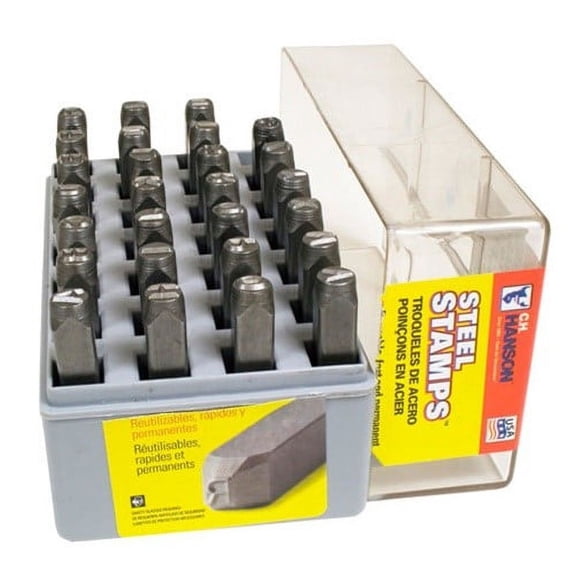 HAND STAMP SET,LETTER,1/2"