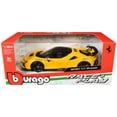 thumbnail image 6 of Ferrari SF90 XX Stradale Yellow with Black Top "Race and Play" Series 1/24 Diecast Model Car by Bburago, 6 of 6