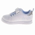 thumbnail image 3 of Frozen Toddler Girls Anna And Elsa Hook And Loop Sneakers, White, Size: 6, 3 of 6